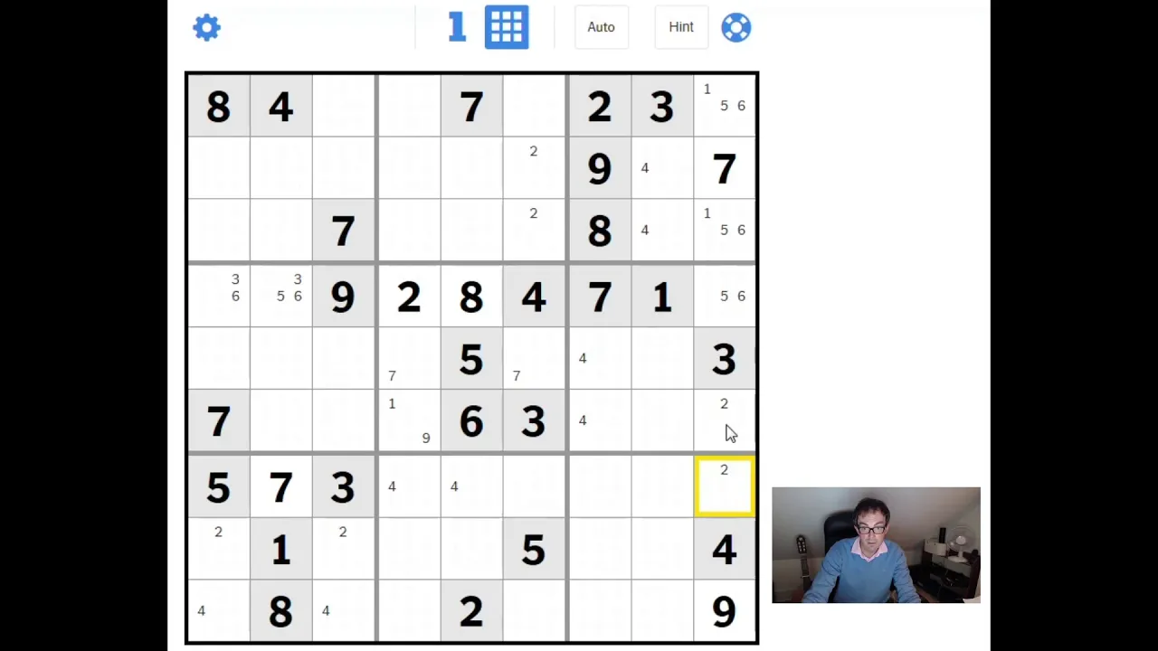 Excellent Sudoku Puzzle For Improving Your Solving!