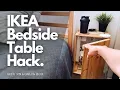 DIY Floating Bedside Table IKEA HACK BEDSIDE TABLE KNAGGLIG Box Into a Cool BedSide Table
