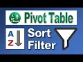 Unlocking the Secrets Effortless Sorting and Filtering in Pivot Tables