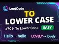 To Lower Case - LeetCode 709 Simple Easy Solution C