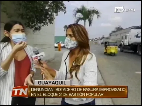 Denuncian botadero de basura improvisado en el bloque 2 de Bastión Popular