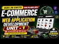 Degree 2nd Semester E-Commerce Web Application Development Unit-1 Most Important Questions 2026