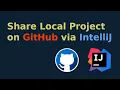How to share IntelliJ project on GitHub 2023
