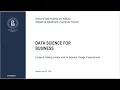 Data Science for Business Lecture 8 Design of experiments and testing