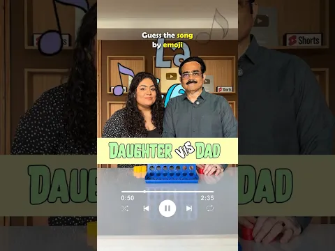 Guess the Song from Emojis 🎶 | Dad vs Daughter Challenge #thakurtogether