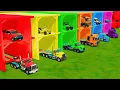 Download Lagu TRANSPORTING MONSTER TRUCKS, MILITARY VEHICLES \u0026 POLICE CARS WITH BIG TRUCKS! Farming Simulator 22