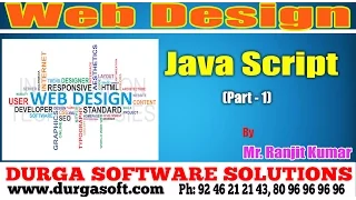 Webdesign Technology Java Script Part-1 by RanjitKumar