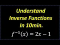 Inverse Functions - Understand in 10 Minutes