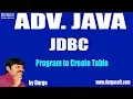 Adv Java JDBC Session - 42 JDBC App