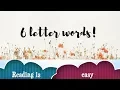 Building vocabulary 6 letter words