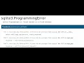 sqlite3 Programming Error Cannot operate on a closed database Python Sqlite3 Aryadrj IT