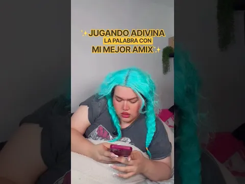JUGANDO ADIVINA LA PALABRA CON MI MEJOR AMIX #shorts