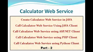 Call Java Web Service using Java Client - Part 2