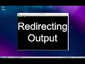 Command Line Redirecting Output
