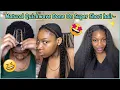 Honest Review Quick Wave Tutorial On Super Short Natural Hair Kinky Straight Extended