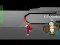 Multihits dashing combo meter and scuffed input buffer - Godot fighting game prototype