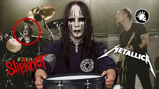 El día que Joey Jordison reemplazó a Lars Ulrich y tocó con Metallica