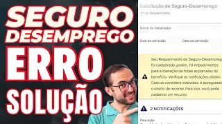 SOLUÇÃO PARA NOTIFICAÇÕES NO SEGURO-DESEMPREGO - REGULARIZAÇÃO DE DIVERGÊNCIA IMPEDIMENTOS NO SEGURO
