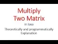 Multiply Two Matrix in Java - Hindi