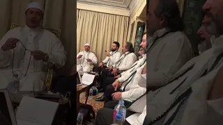 إنشاد جميل جد ا للشيخ جابر بغدادي بحضور فرقة أبو شعر و د أسامة الأزهري و د محمد المهدي منصور 