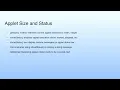 Medium Summary Lecture 36 Applet Programming--III
