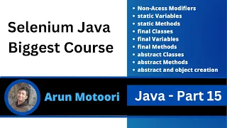 Java - Part 15 Selenium Java Biggest Course