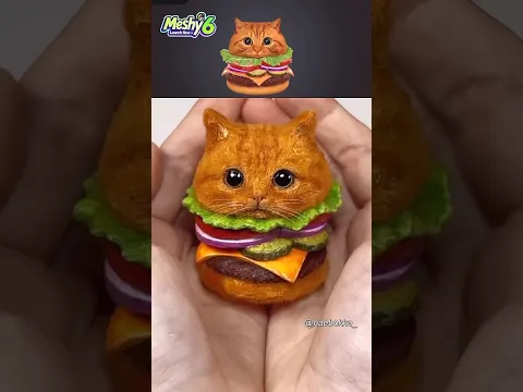 3d펜으로 Meshy AI 키티패티 만들기!How to make Meshy AI Kitty Patty!🐱🍔