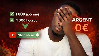 Monétisation YouTube : le piège dans lequel tombent 90 % des chaînes