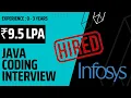 Top Java 8 Interview Questions Answers asked in Infosys Interview - CTC 9 5 LPA