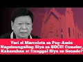 Lagu Yari si Marcoleta sa Pag-Amin Nagsinungaling Siya sa SOCE! Comelec,Kakasuhan/Itanggal Siya sa Senado