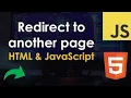 How To Redirect To Another Page in javascript html hindi