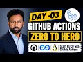 GitHub Actions Zero to Hero Day 3 Introduction Workflow Basics Pipeline