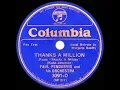 1935 HITS ARCHIVE: Thanks A Million - Paul Pendarvis (Marjorie Beatty, vocal)