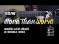 Download Lagu [Karaoke] More Than Words - Extreme (Acoustic Guitar Version With Lyrics and Chords)