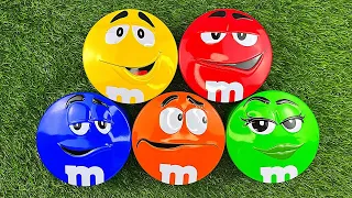 Satisfying Unboxing 5 Rainbow M Ms Boxes And Mixing Sweet Candy 