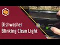 Most Common Cause of a Dishwasher Clean Light Blinking 7 Times