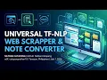 Web-Scraping with Term Frequency NLP CS50P Final Project