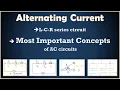 Alternating Current L5 LCR Series Circuit Core Concepts Power Factor Impedance Current