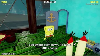 Patrick put pineapples on a krabby patty making everyone disgusted ai sponge rehyrated clip