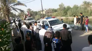 وصول الشهيد البطل غالب عبد الله في سوق الشيوخ دندنها