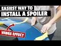 Easiest Way to Install a Spoiler with Tape Hinge 2 Series BMW ECS Tuning