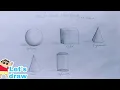 How to shade basic forms 3d shapes step by step
