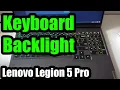 Lenovo Legion 5 Pro Keyboard RGB light customization Fn Space Bar Lenovo Vantage app