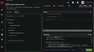 Codewars Convert a string to an array