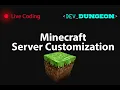 Live Coding Custom Minecraft server and plugin setup Day 0