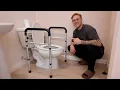 Adjustable Toilet Safety Rails for Elderly Disabled - Full Review