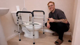 Adjustable Toilet Safety Rails for Elderly Disabled - Full Review