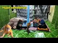 Download Lagu Tidur nyenyak bersama bocil di rakit apung,// di guyur hujan deras.