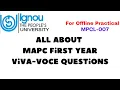 All about MAPC First Year Viva-voce Questions