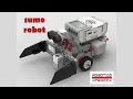SUMO ROBOT con MINDSTORM EV3 construccion virtual